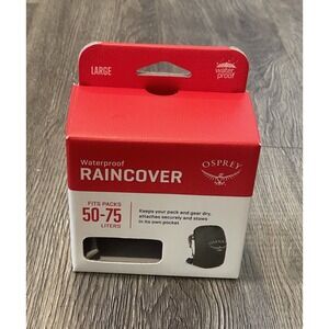 Osprey Ultralight Waterproof Raincover Large Shadow Gray 50-75L Backpack Cover